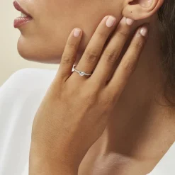 Histoire d'Or Bague Solitaire Mathylda Argent Blanc Oxyde De Zirconium* Bagues|Bagues Fantaisie