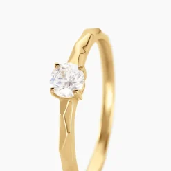 Histoire d'Or Bague Solitaire Maylis Or Jaune Oxyde De Zirconium
