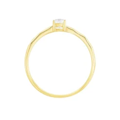 Histoire d'Or Bague Solitaire Maylis Or Jaune Oxyde De Zirconium