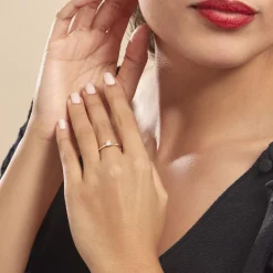 Histoire d'Or Bague Solitaire Maylis Or Jaune Oxyde De Zirconium