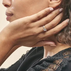 Histoire d'Or Bague Solitaire Messine Or Jaune Oxyde De Zirconium* Bagues|Bagues Avec Pierre