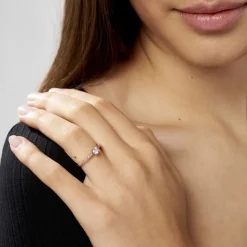 Histoire d'Or Bague Solitaire Mireilla De Zirconium* Bagues