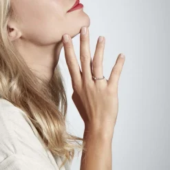 Histoire d'Or Bague Solitaire Moccus Argent Blanc Oxyde De Zirconium* Bagues|Bagues Fantaisie