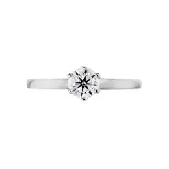 Sale Histoire d'Or Bague Solitaire Natalia Or Blanc Diamant Synthetique