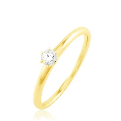Discount Histoire d'Or Bague Solitaire Natalia or jaune diamant