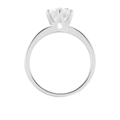 Histoire d'Or Bague Solitaire Natalia Or Blanc Diamant Synthetique* Bagues|Bagues Avec Pierre