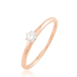 Histoire d'Or Bague Solitaire Natalia Or Rose Diamant* Bagues|Bagues Avec Pierre