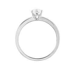 Sale Histoire d'Or Bague Solitaire Natalia Pl Platine Blanc Diamant