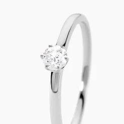 Hot Histoire d'Or Bague Solitaire Natalia Pl Platine Blanc Diamant