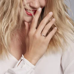 Histoire d'Or Bague Solitaire Natalia Pl Platine Blanc Diamant* Bagues|Bagues Avec Pierre