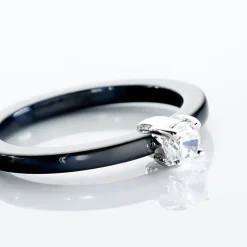 Histoire d'Or Bague Solitaire Nigelia Argent Blanc Oxyde De Zirconium* Bagues|Bagues Fantaisie