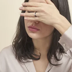 Histoire d'Or Bague Solitaire Nigelia Argent Blanc Oxyde De Zirconium* Bagues|Bagues Fantaisie