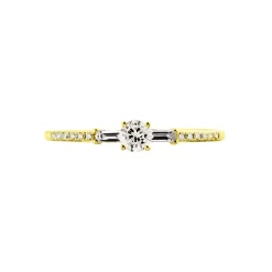 Histoire d'Or Bague Solitaire Nina Or Jaune Diamant* Bagues|Bagues Avec Pierre