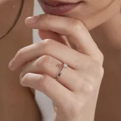 Histoire d'Or Bague Solitaire Or Blanc Aphrodite Diamant* Bagues|Bagues Avec Pierre