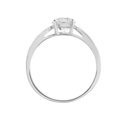 Histoire d'Or Bague Solitaire Or Blanc Caharus Oxyde De Zirconium* Bagues|Bagues Avec Pierre
