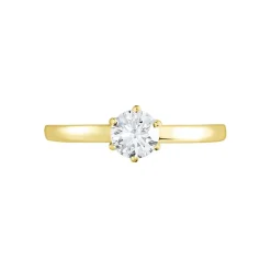 Histoire d'Or Bague Solitaire Or Jaune Diamant Synthetique* Bagues|Bagues Avec Pierre