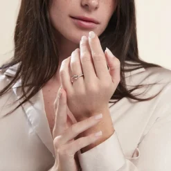 Histoire d'Or Bague Solitaire Or Rose Lisbet Morganite