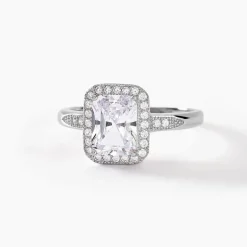 Histoire d'Or Bague Solitaire Pilar Argent Blanc Oxyde De Zirconium* Bagues|Bagues Fantaisie