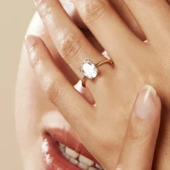 Histoire d'Or Bague Solitaire Plaqué Or Liber Oxyde De Zirconium* Bagues|Bagues Solitaires