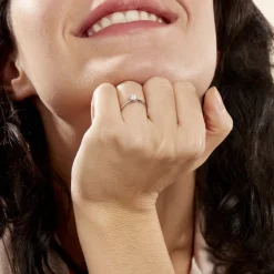 Histoire d'Or Bague Solitaire Samantha Or Blanc Diamant* Bagues|Bagues Avec Pierre