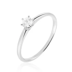 Histoire d'Or Bague Solitaire Samantha Or Blanc Diamant* Bagues|Bagues Avec Pierre