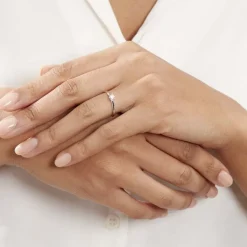 Histoire d'Or Bague Solitaire Samantha Or Blanc Diamant* Bagues|Bagues Avec Pierre