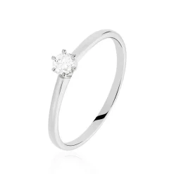 Best Histoire d'Or Bague Solitaire Samantha Or Blanc Diamant
