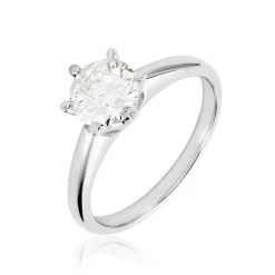 Histoire d'Or Bague Solitaire Samantha Or Blanc Diamant* Bagues|Bagues Avec Pierre