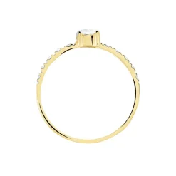 Histoire d'Or Bague Solitaire Servana De Zirconium* Bagues|Bagues Avec Pierre