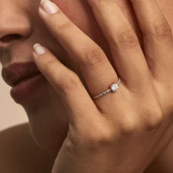 Histoire d'Or Bague Solitaire Servana De Zirconium* Bagues|Bagues Avec Pierre