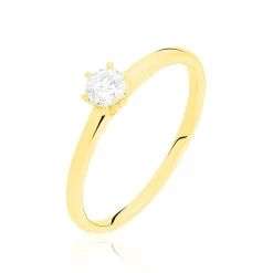 Hot Histoire d'Or Bague Solitaire Seynabou Or Jaune Diamant