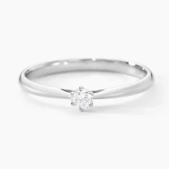 Histoire d'Or Bague Solitaire Veronika Or Blanc Diamant* Bagues|Bagues Avec Pierre