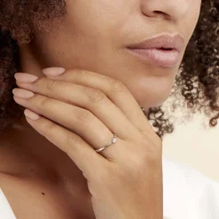 Histoire d'Or Bague Solitaire Veronika Or Blanc Diamant* Bagues|Bagues Avec Pierre