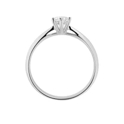 Histoire d'Or Bague Solitaire Veronika Or Blanc Diamant* Bagues|Bagues Avec Pierre