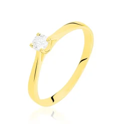 Discount Histoire d'Or Bague Solitaire Victoria Or Jaune Diamant