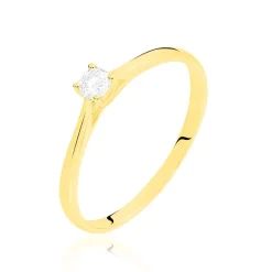 Discount Histoire d'Or Bague Solitaire Victoria Or Jaune Diamant
