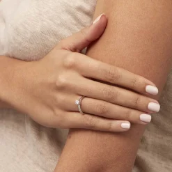 Histoire d'Or Bague Solitaire Victoria Or Blanc Diamant* Bagues|Bagues Avec Pierre