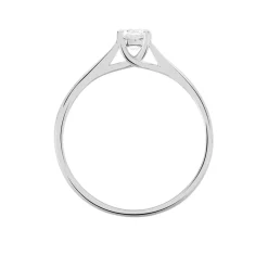 Histoire d'Or Bague Solitaire Victoria Or Blanc Diamant* Bagues|Bagues Avec Pierre