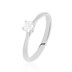 Online Histoire d'Or Bague Solitaire Victoria Or Blanc Diamant