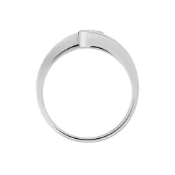 Histoire d'Or Bague Solitaire Vrille Or Blanc Diamant* Bagues|Bagues Avec Pierre