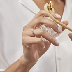 Histoire d'Or Bague Solitaire Vrille Or Blanc Diamant* Bagues|Bagues Avec Pierre