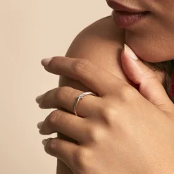 Histoire d'Or Bague Soukayna Or Bicolore Diamant* Bagues|Bagues Avec Pierre