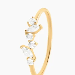 Histoire d'Or Bague Sparkle Or Jaune Oxyde De Zirconium* Bagues|Bagues Avec Pierre