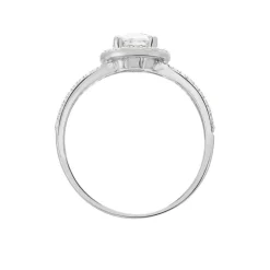 Outlet Histoire d'Or Bague Stelila Or Blanc Oxyde De Zirconium
