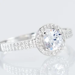 Outlet Histoire d'Or Bague Stelila Or Blanc Oxyde De Zirconium