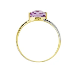 Histoire d'Or Bague Suzana Or Bicolore Amethyste* Bagues|Bagues Avec Pierre