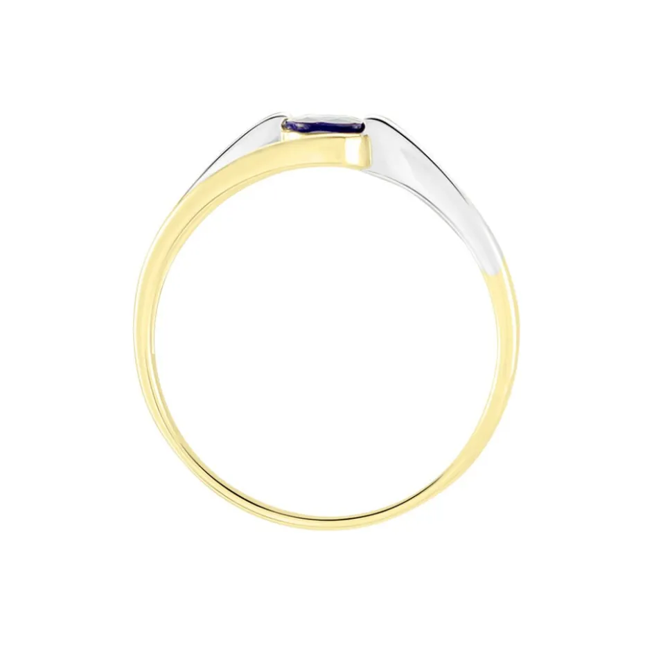 Histoire d'Or Bague Sylvene Or Bicolore Saphir* Bagues|Bagues Avec Pierre