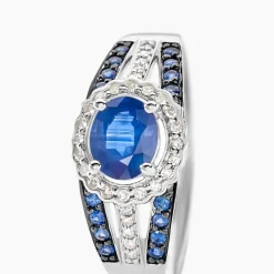 Hot Histoire d'Or Bague Taliya Or Blanc Saphir Diamant