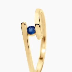 Histoire d'Or Bague Tamyra Serti Couteau Or Jaune Saphir* Bagues|Bagues Avec Pierre