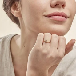 Histoire d'Or Bague Tamyra Serti Couteau Or Jaune Saphir* Bagues|Bagues Avec Pierre